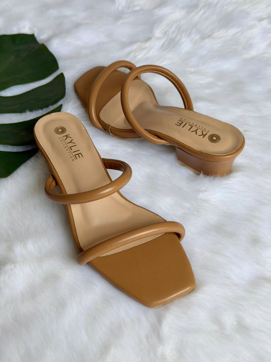 Comfort Double Tube Straps Heels