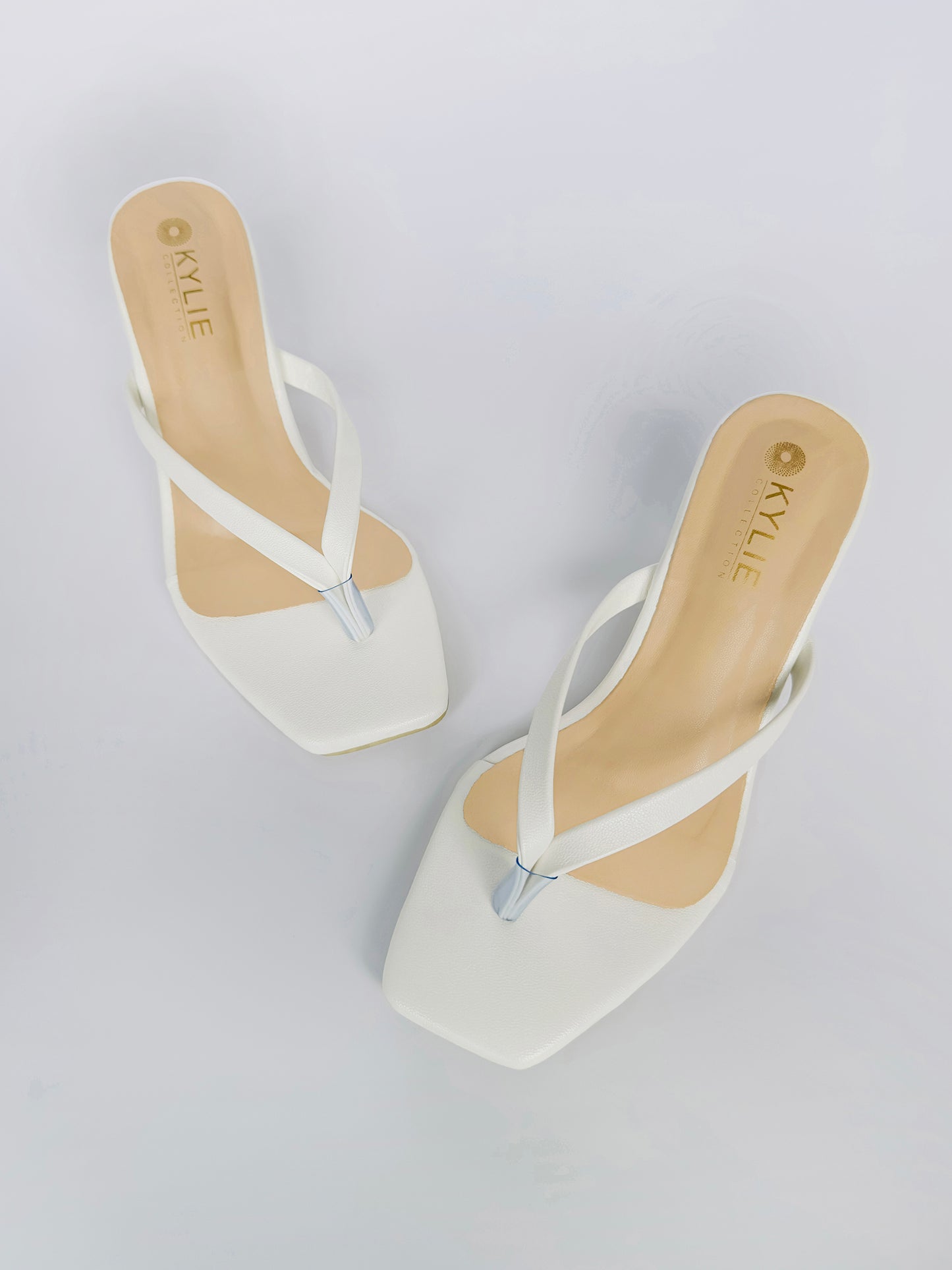 Two Strap Pointed Comfort Heel