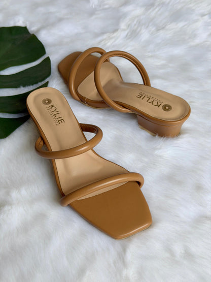 Comfort Double Tube Straps Heels